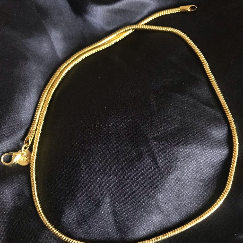 Gold Snake Chain Necklace - Women Jewelry